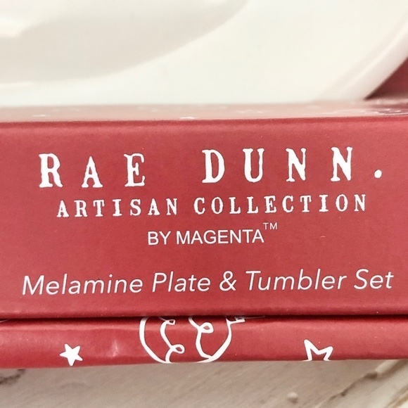 Rae Dunn, Milk & Cookies, For Santa, Melamine, Gift Set, NEW, Holiday, Christmas - Picture 6 of 7